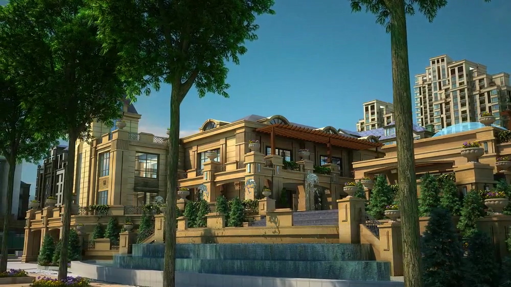 大華錦繡華城建筑動畫案例